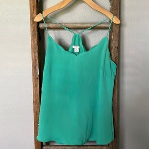 J. Crew Scalloped Neckline Cami